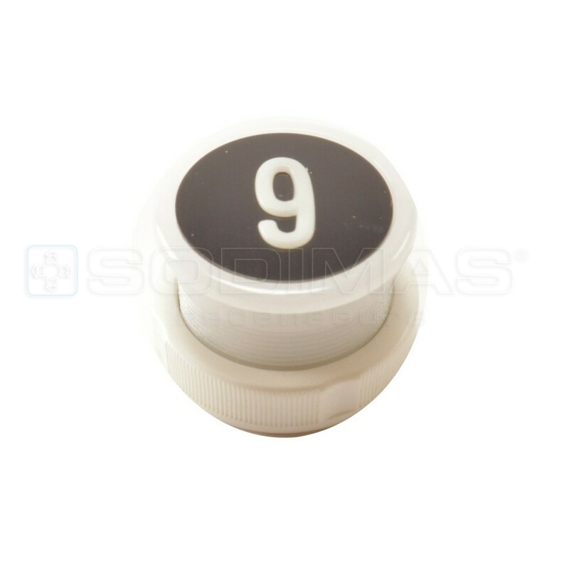 Bouton Cyntra noir 9