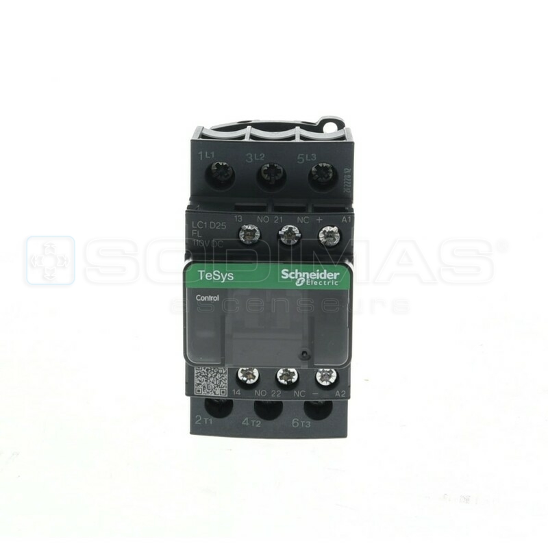 Contacteur tri 25 A - 1F + 1O - 110 Vcc ( LC1D25FL )