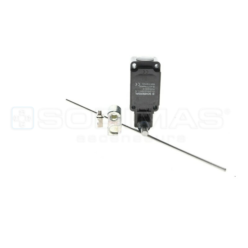 Fin de course avec tige ajustable - tige lg 125 mm