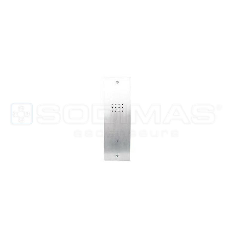 Plastron cabine inox 80 x 250 mm + Module MIC21T