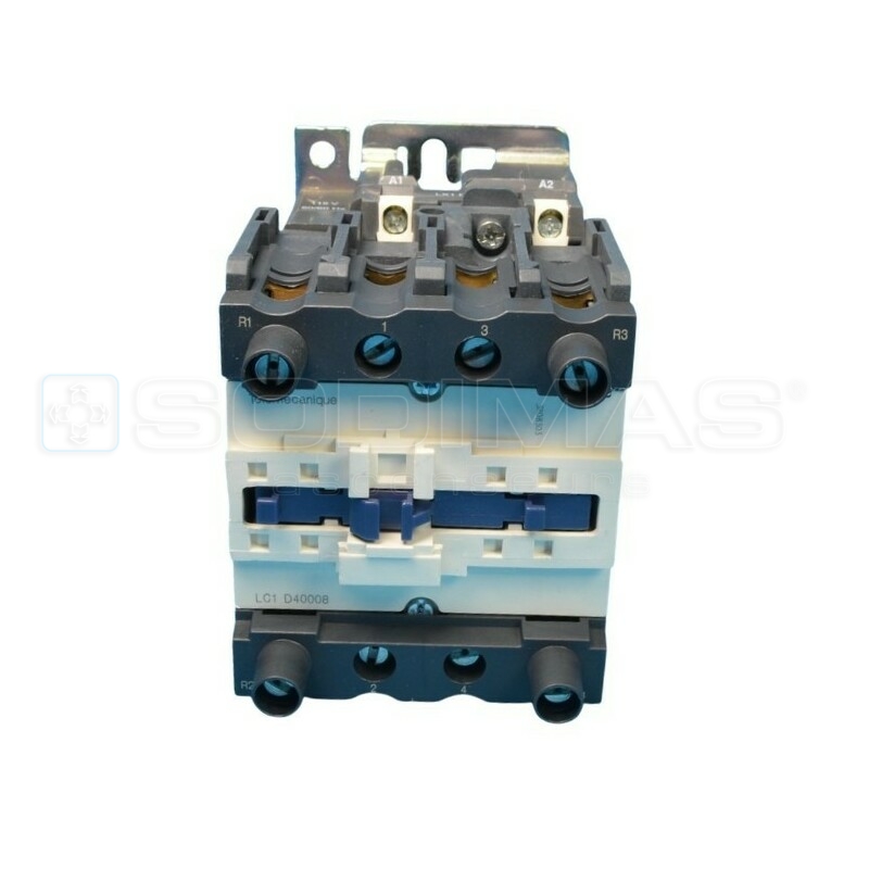 Contacteur tétrapolaire 60 A - 1F+1O - 115 V - LC1D40008FE7