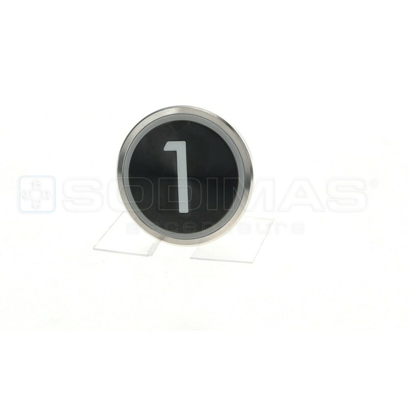 Bouton Cyntra XL V2 noir brossé 1