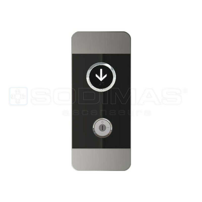 Boite palière Black Pad-V2- boutons descente +contact a -clé