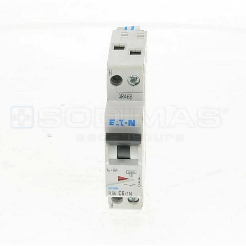 Disjoncteur PH/N - 6 A pouvoir coupure industriel / tarif jaune 6 kA