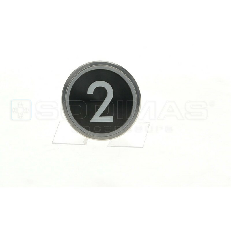 Bouton Cyntra XL V2 noir brossé 2