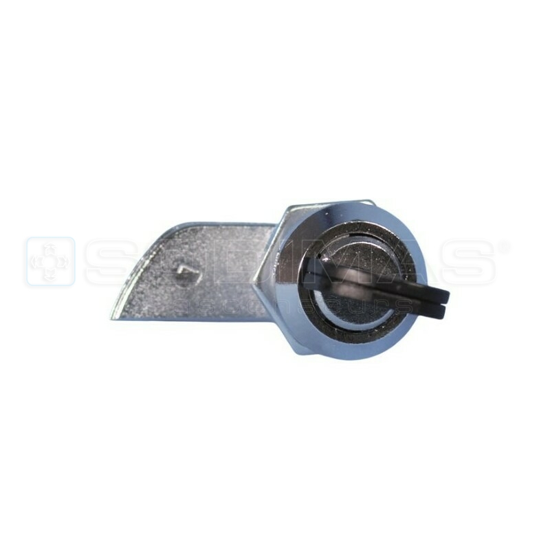 Serrure pousser / claquer à clé 3132A + barillet pour portillon VM