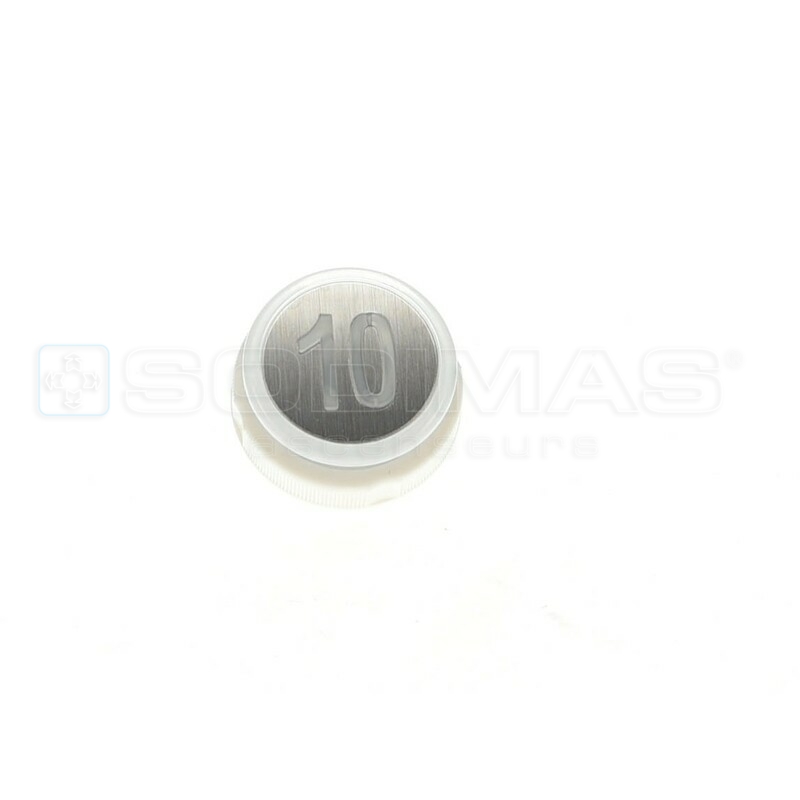Bouton Cyntra 10 lumineux bleue 24 VCC simplex 1NO