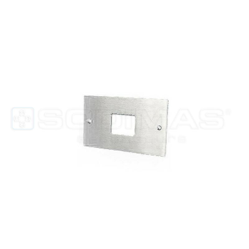 Plastron inox pèse-charge 185x105 pour voyant 16700115