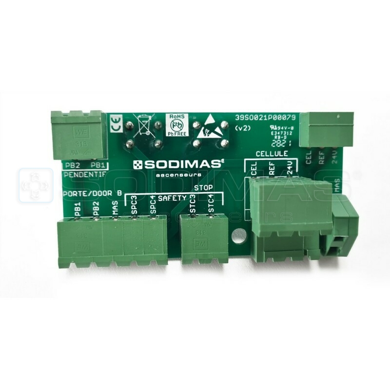 Carte bornier 2e accès tcab QI TOUCH