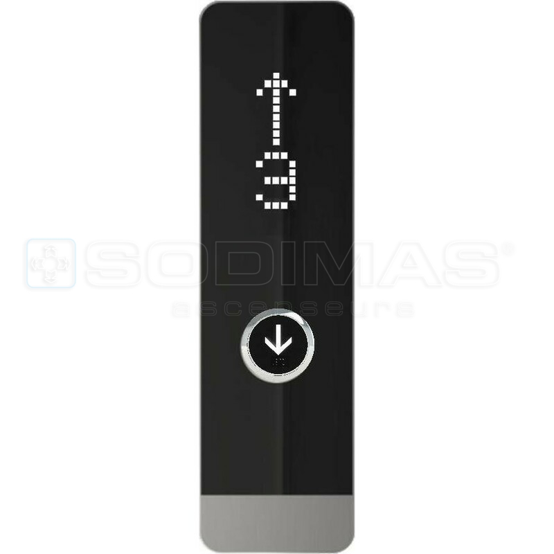 Boite palière Black Pad-V2- bouton descente duplex + afficheur