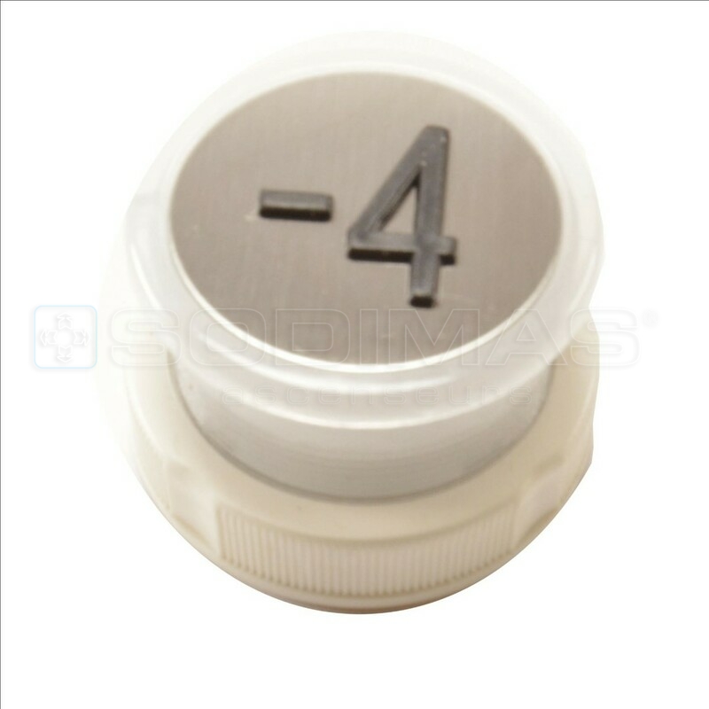 Bouton Cyntra V2 inox brossé -4