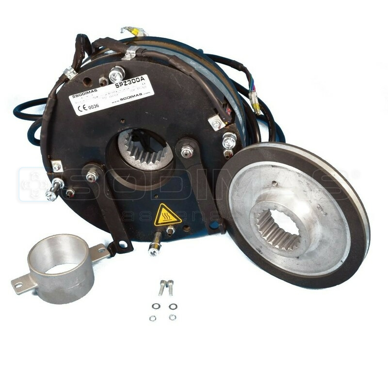 Kit de frein complet SPZ300A 110 V + contact VM630 4 trous de fixation