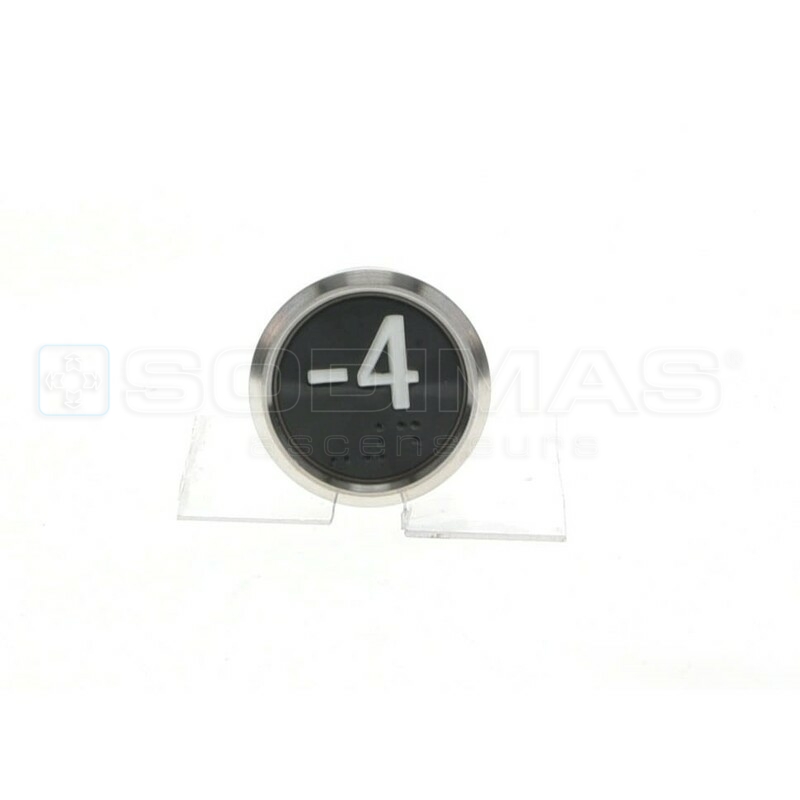 Bouton IP65 V2 noir brossé -4