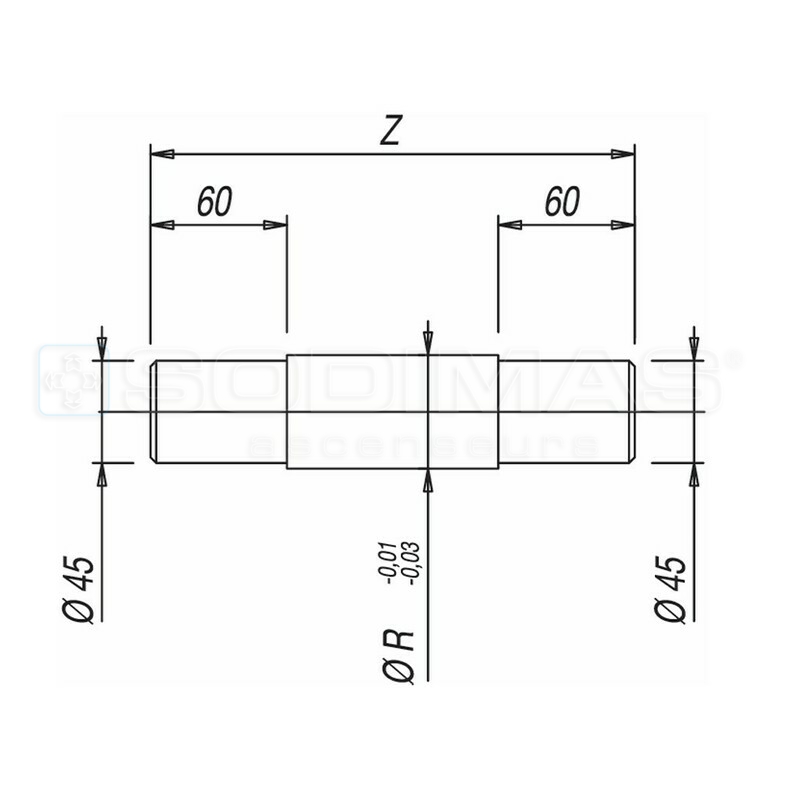 Axe épaulé 60x260 T234