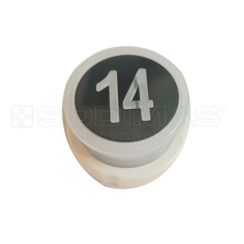 Bouton Cyntra noir 14