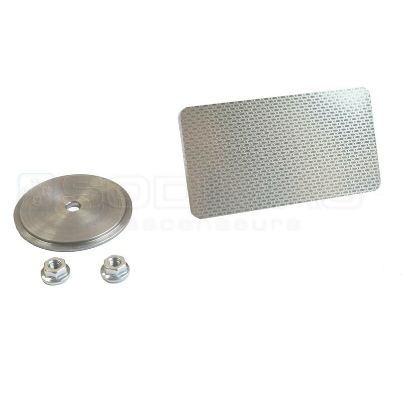 Kit cache trou Evolya Inox Lino