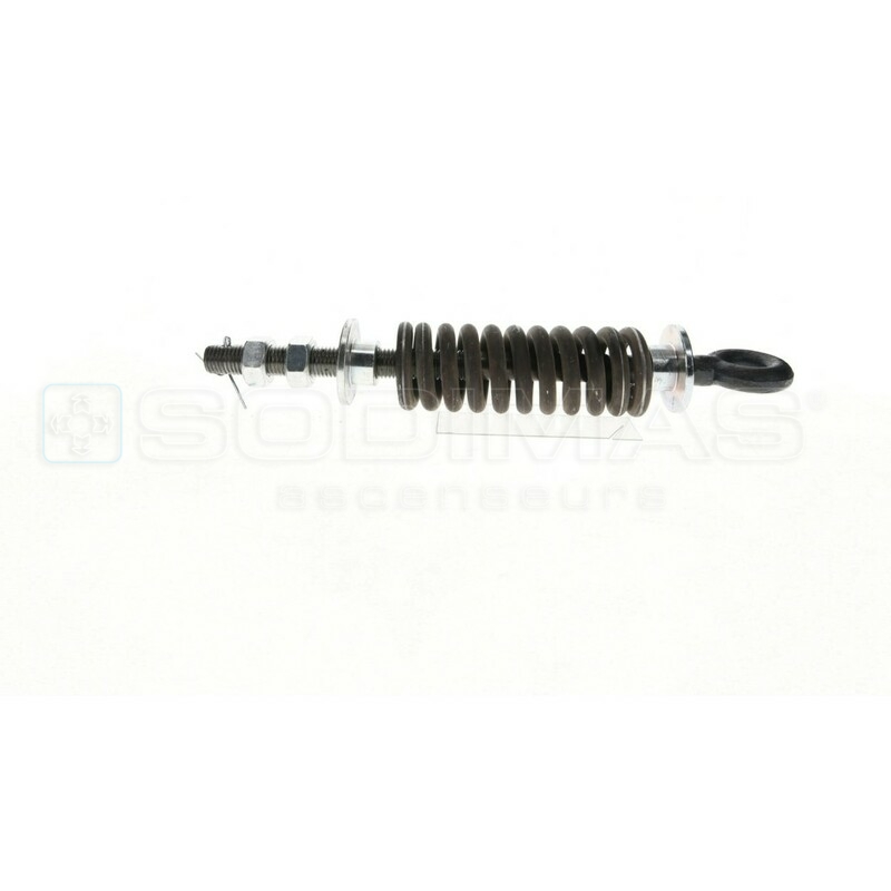 Attache-câble à oeil Ø 12 à 13mm. avec ressort 57 : Type CT3.