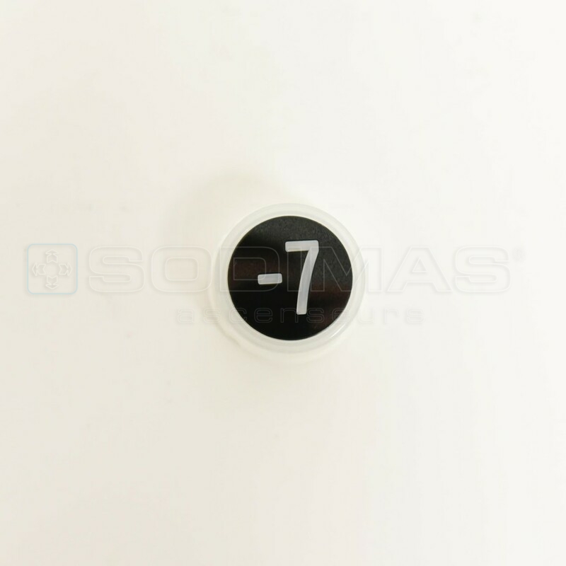 Bouton Cyntra noir miroir -7