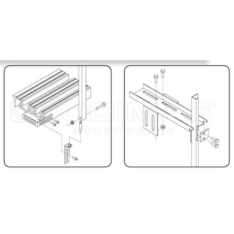 Kit montage mécanique universel barrière Sod cedes CM36/CM16