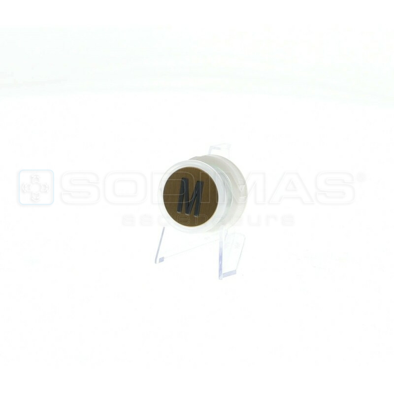 Bouton Cyntra V2 or brossé M