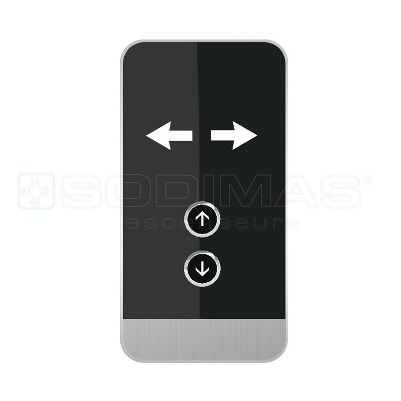 Black pad wide 2 b 2NO flèches lat