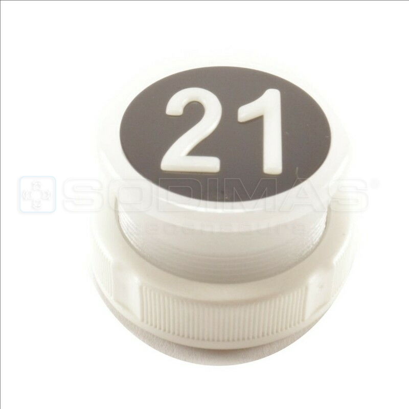 Bouton Cyntra V2 noir brossé 21