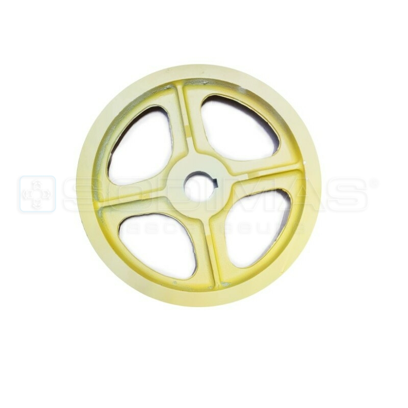 Poulie FF330 -SODICIEL 2 - 480 x 3 x 9 A 11 à rayons largeur 61 V 41 ø