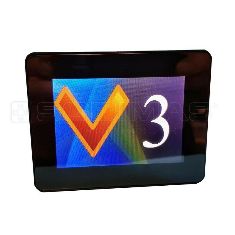 Afficheur LCD 3/3.5 pouces SAF couleur avec gong et sans haut-parleur