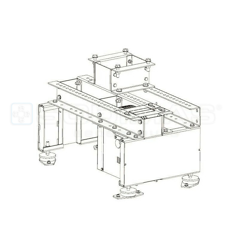 Châssis déflexion d520 réglable - TA150 D580 - EN 615 à 1020 mm