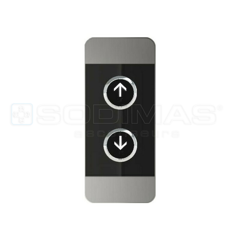 Boite palière Black Pad-V2 - 2 boutons duplex