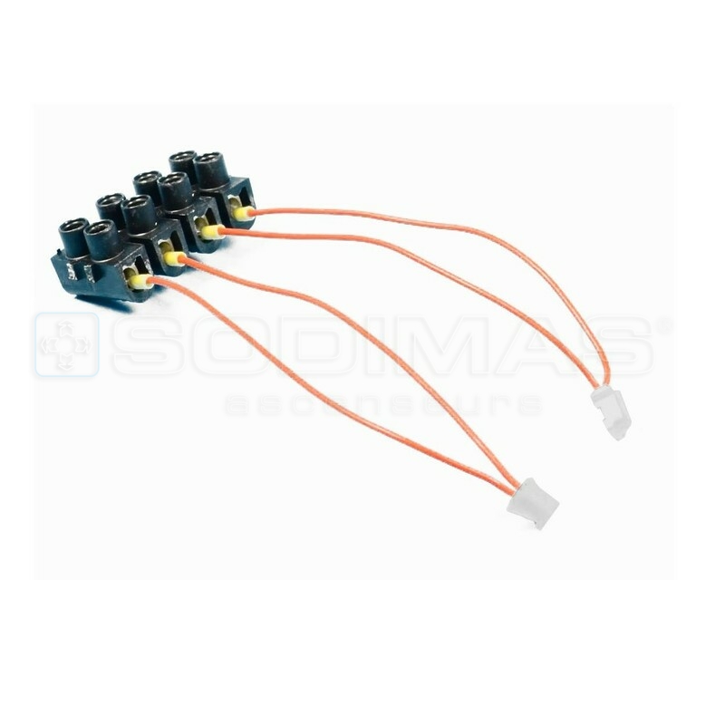 Adaptateur connecteur 2P bouton alarme