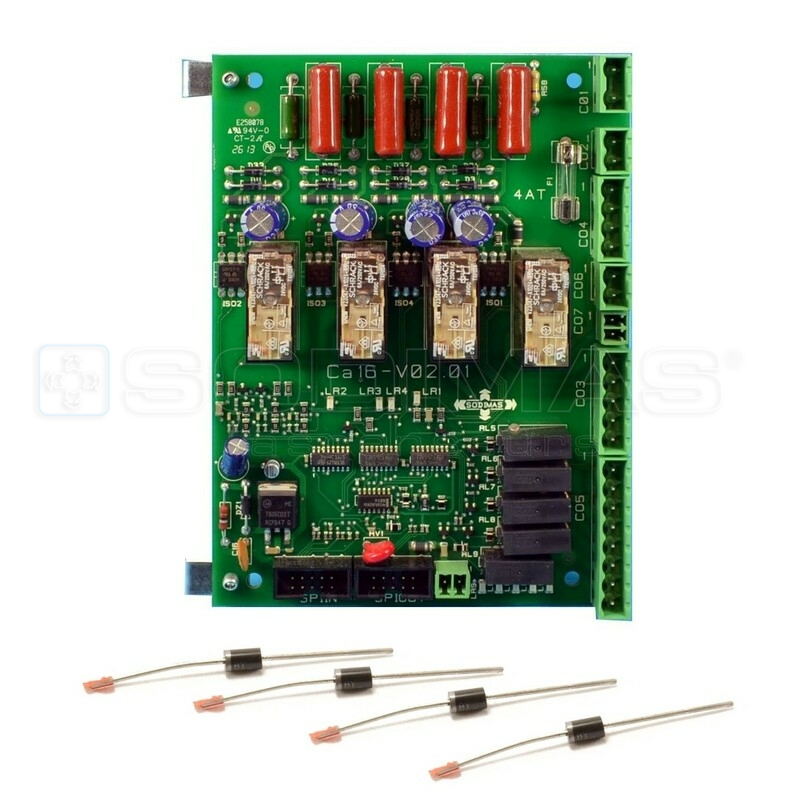 Carte option NG240 commande vanne hydraulique avec diodes pour electro