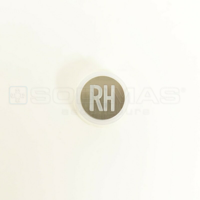 Bouton Cyntra inox brossé RH