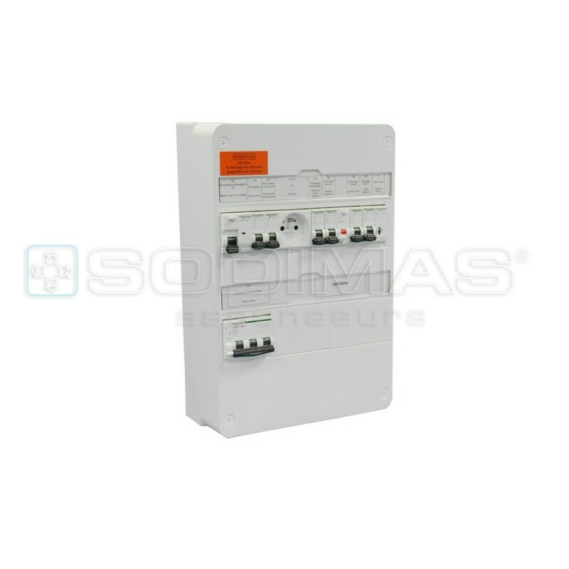 Tableau DTU 100 A - 10 kA ABB QItouch (avec protection UPS)