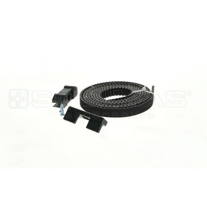 Courroie avec attache portes cabines ouverture latérale - 2 Vtx - PL 700 - Lg 1890 -SD20