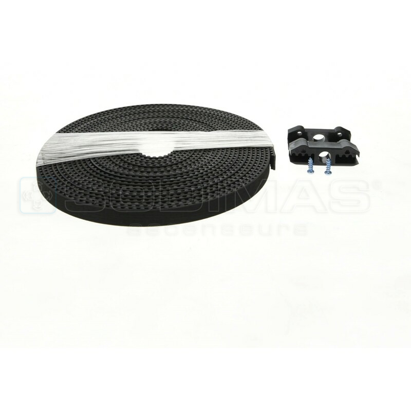 Courroie avec attache portes cabines ouverture centrale - 2 Vtx - PL 900 - SD20