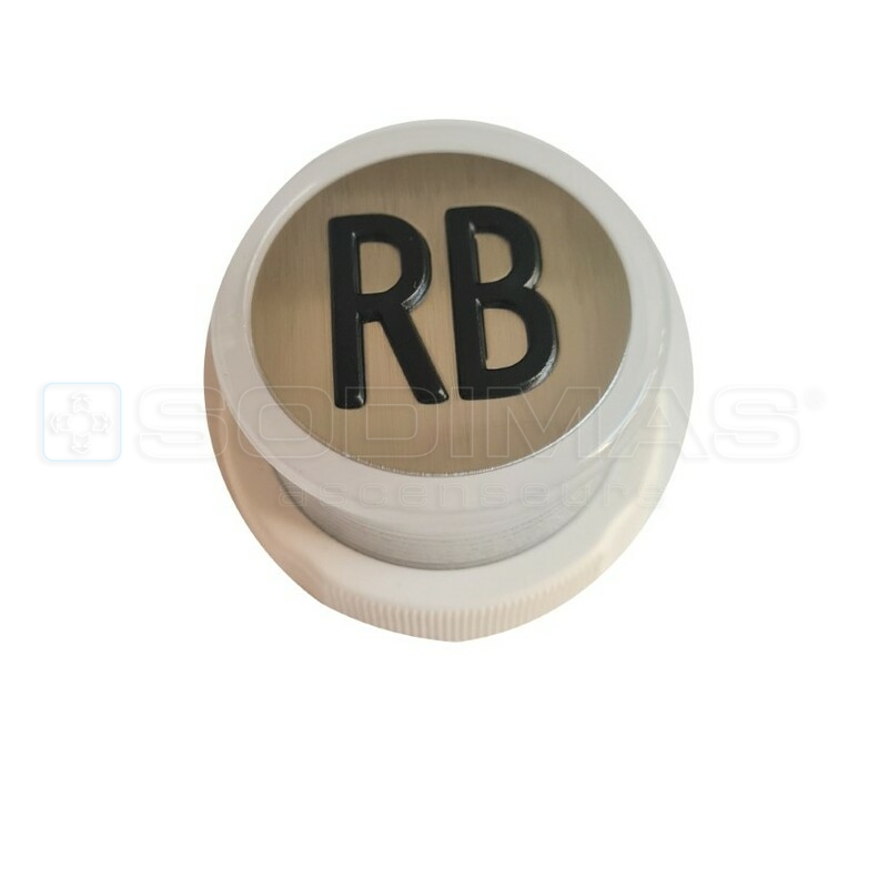 Bouton Cyntra V2 inox brossé RB