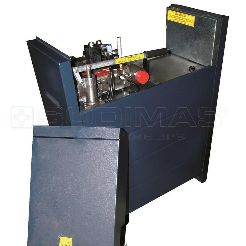 Centrale hydraulique MORIS CM-16 CV E/T - 125 L - 3 vannes110 vcc - Avec refroidisseur et flexible