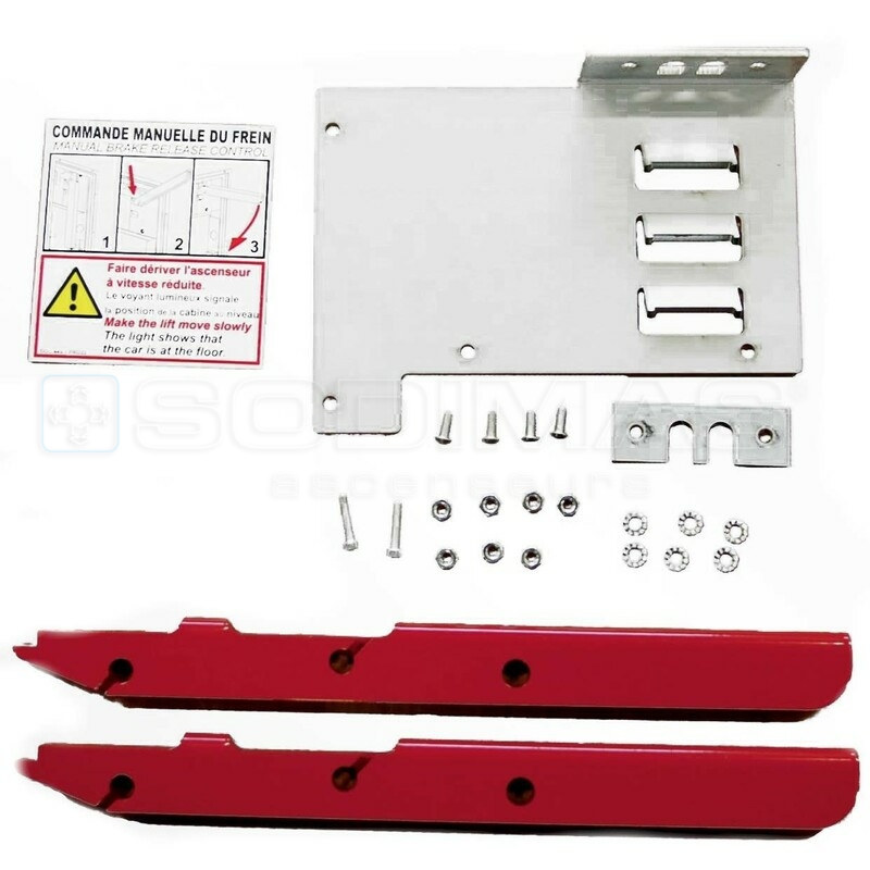 Kit de déverrouillage de frein 2 leviers VMOTION XL 1275 kg - XXL 1600 kg Gearless