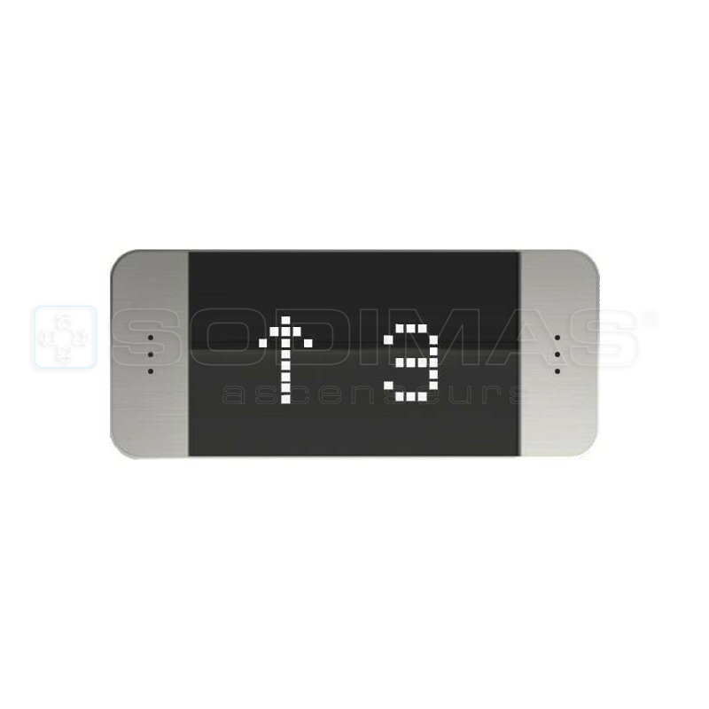 Afficheur Black Pad-V2 noir- horizontal avec gong