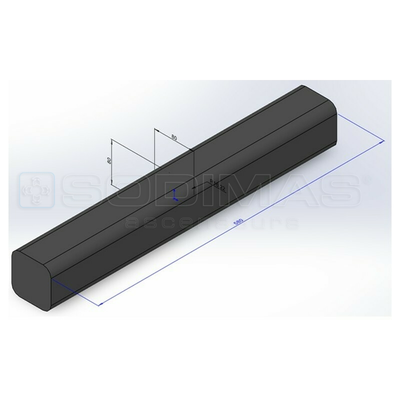Gueuse acier 580mm - 28,11kg