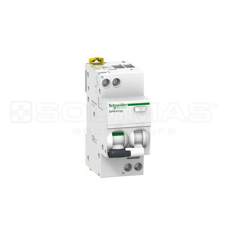 Disjoncteur différentiel type AC 1P+N 6A 30mA