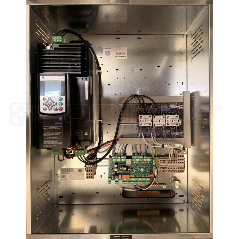 Armoires BO - sécurité 110 Vvac - 2 V - puissance 7,5 kW