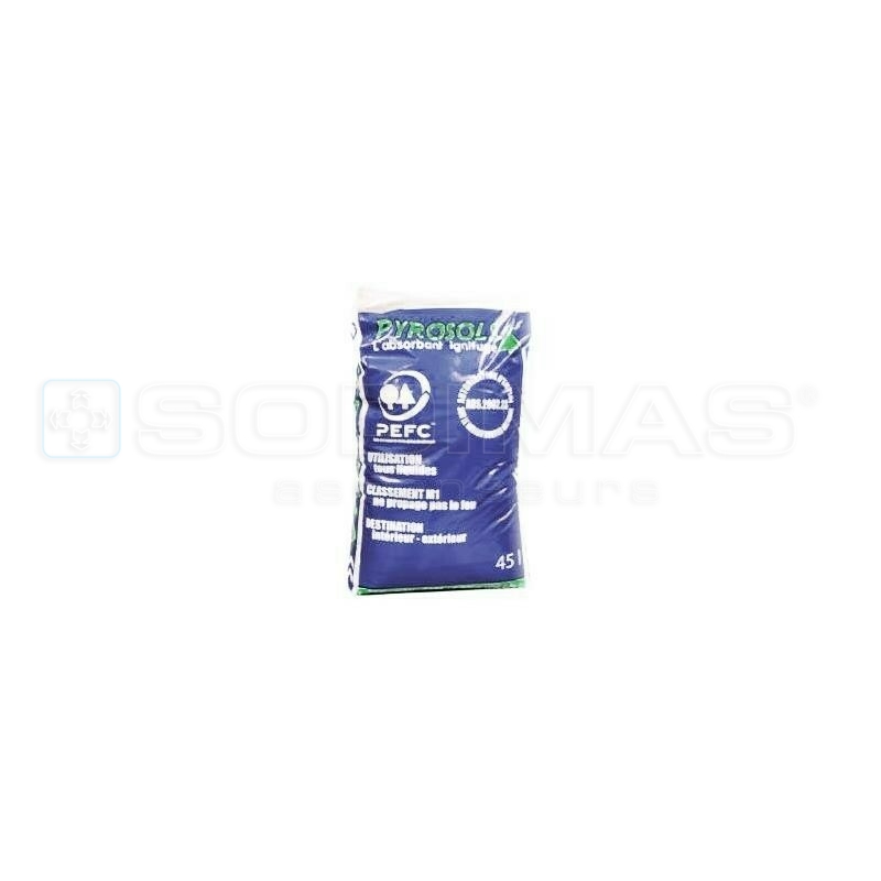 Absorbant ignifugé Pyrosol sac 40L