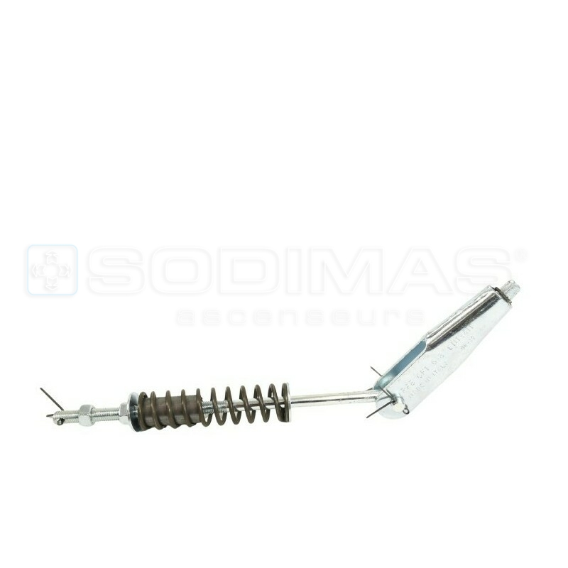 Attache-câble à coin Ø 6/ 8 mm M12X300 avec ressort