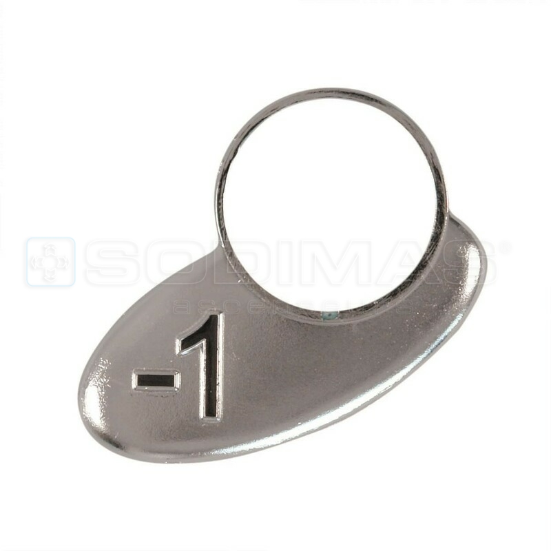 Collerette Virgule -1 chrome