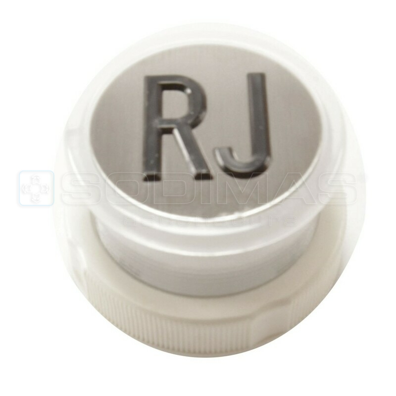 Bouton Cyntra V2 inox brossé RJ