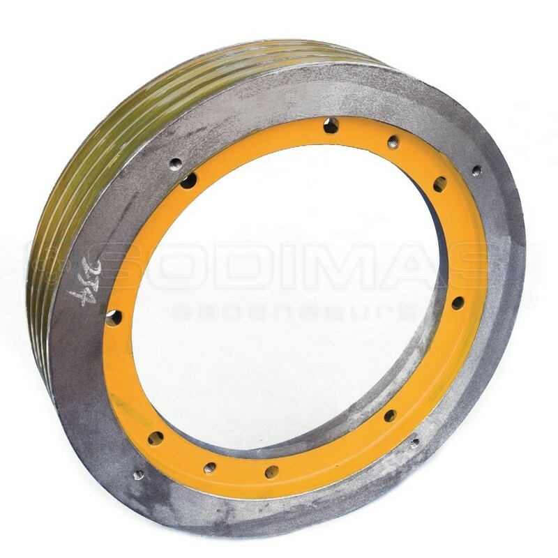 Poulie GL240S - Ø 330 mm - 4x10 - pas de 16 mm - V 35°