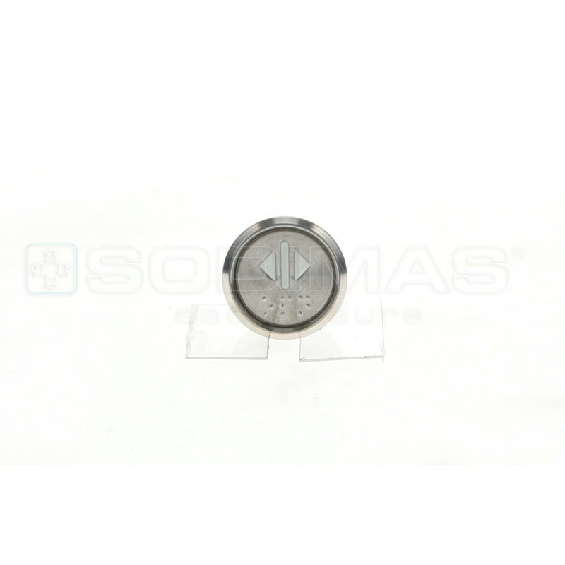 Bouton Cyntra réouverture IP54 1 contact NO/NF