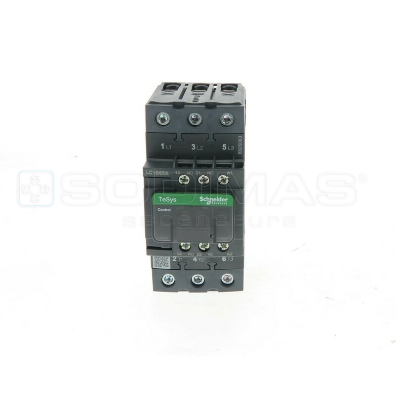Contacteur 65 A - 1F+1O - 230 V - 50/60 - 230 VCA - LC1D65AP7